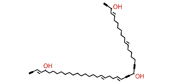 4,12,23,27,43-Hexatetracontapentaene-1,18,21,45-tetrayne-3,20,42-triol